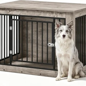 Wooden Furniture Style Dog Crate