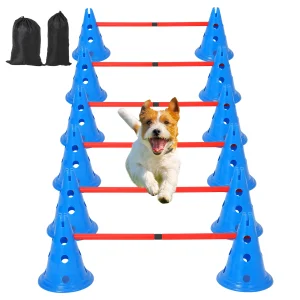 Dog Agility Hurdle Cone Set